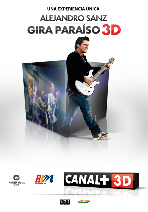 Cartel Alejandro Sanz 3D